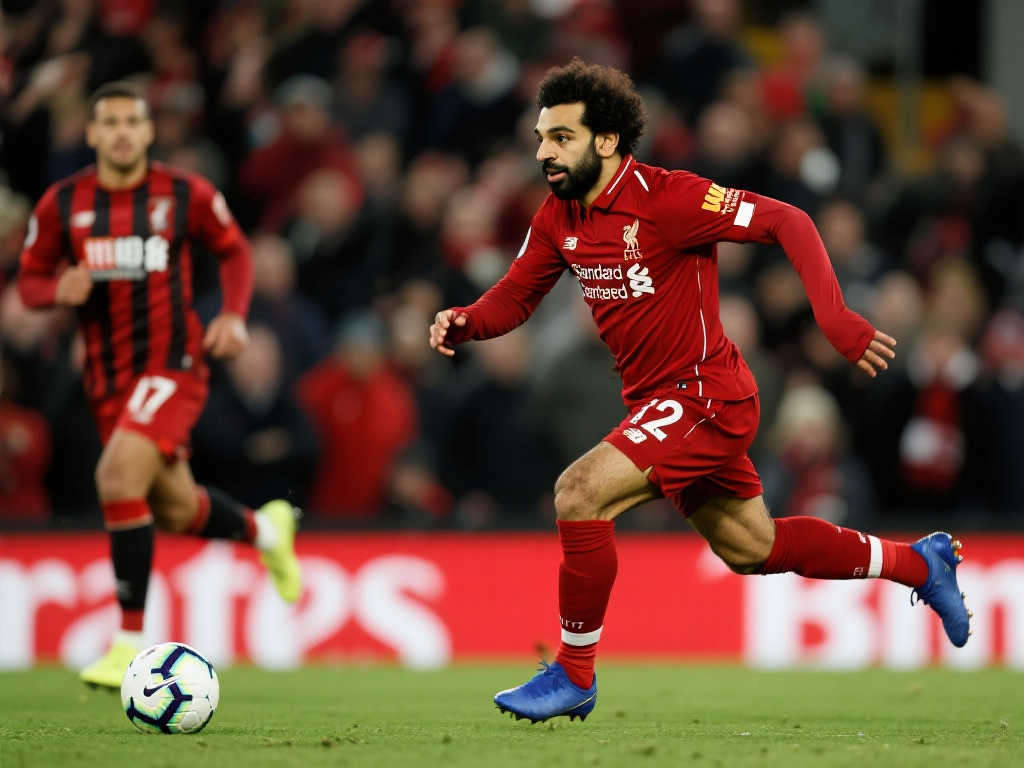 【英超】萨拉赫独中两元，利物浦力克伯恩茅斯2-0，领跑优势扩大至9分